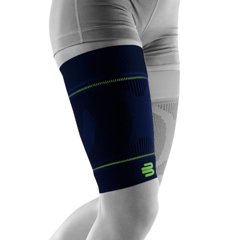 Bauerfeind Sports Oberschenkelbandage Compression Sleeves Upper Leg Short - navyblau - 2 Stück