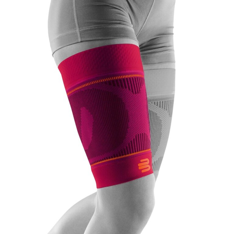 Bauerfeind Sports Oberschenkelbandage Compression Sleeves Upper Leg Long - pink - 2 Stück