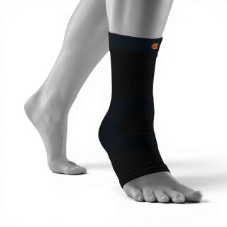 Bauerfeind Sprunggelenkbandage (Kompressionsbandage) Outdoor Compression Ankle Support schwarz - 1 Stück