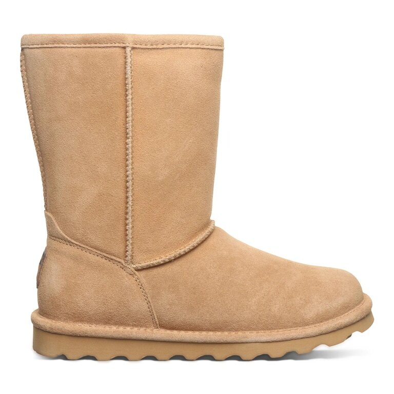 Bearpaw Winterstiefel Elle Short (Veloursleder, warm) beige Damen