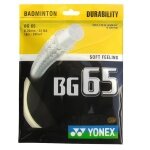 Besaitung mit Badmintonsaite Yonex BG65 natur