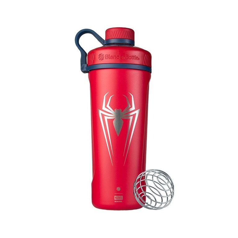 BlenderBottle Trinkflasche Marvel Radian Thermo Edelstahl (robuste, doppelwandige Isolierung) 770ml Spider Man
