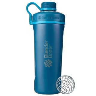 BlenderBottle Trinkflasche Radian Thermo Edelstahl (robuste, doppelwandige Isolierung) 770ml ozeanblau