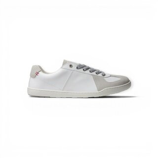 Blusun Barfussschuhe Sneaker BLSN-201W (Glattleder/Veloursleder) weiss/grau Damen