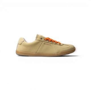 Blusun Barfussschuhe Sneaker BLSN-201W (Glattleder/Veloursleder) beige Damen