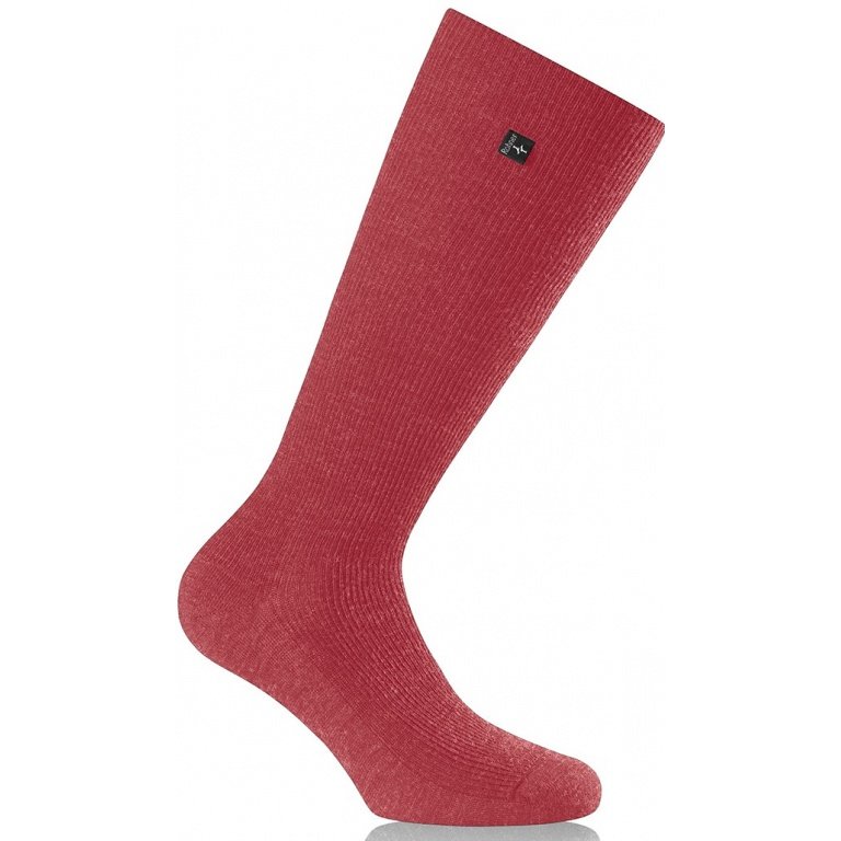 Rohner Businesssocke Knee SupeR Wool Long pink Herren - 1 Paar