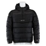 Champion Steppjacke Halfzip mit Kapuze schwarz Jungen