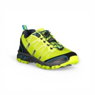 CMP Trail-Laufschuhe Altak (wasserdichtes Mesh-Obermaterial) limegrün/anthrazitgrau Herren