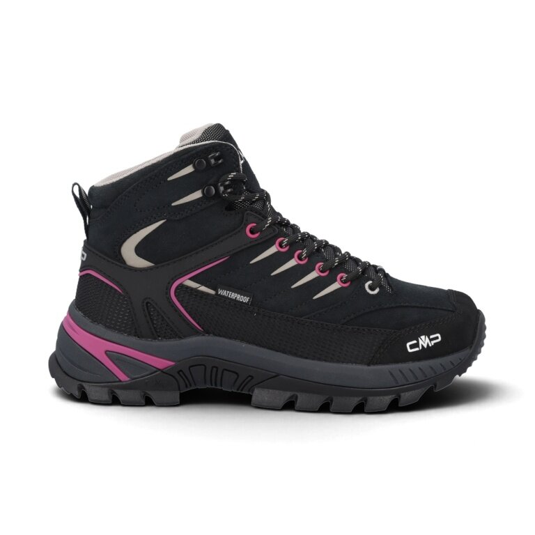 CMP Wanderschuhe Rigel 2.0 MID Trekking WP (wasserdicht) schwarz/pink Damen