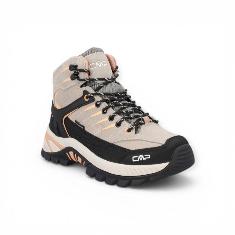 CMP Wanderschuhe Rigel 2.0 MID Trekking WP (wasserdicht) beige/orange Damen