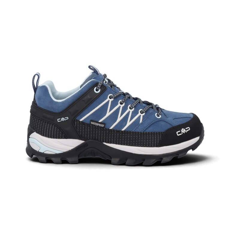 CMP Wanderschuhe Rigel Low WP (Trekking, wasserdicht) blau/schwarz Damen