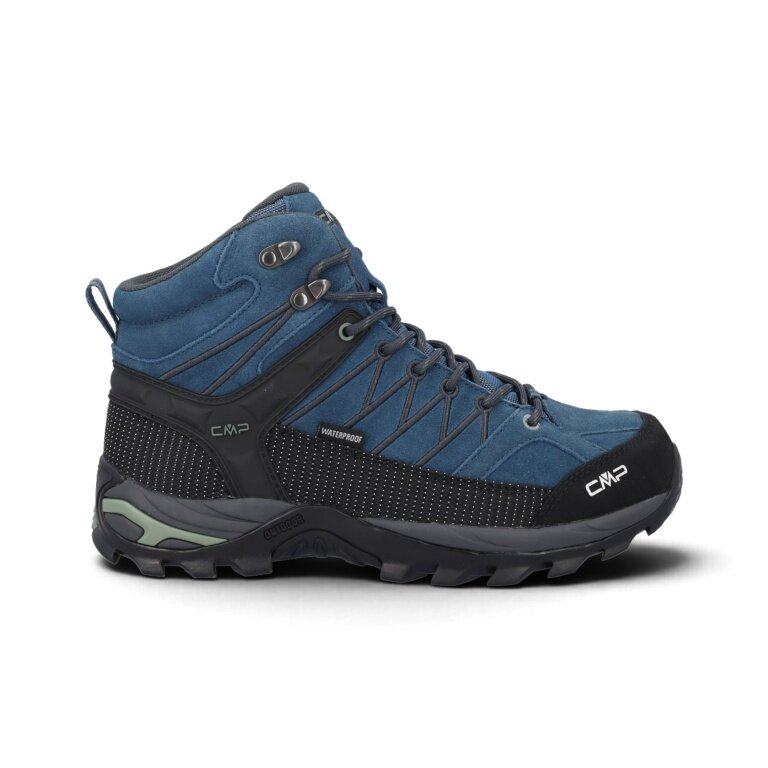 CMP Wanderschuhe Rigel Mid Trekking WP (wasserdicht) 2026 blau/schwarz Herren