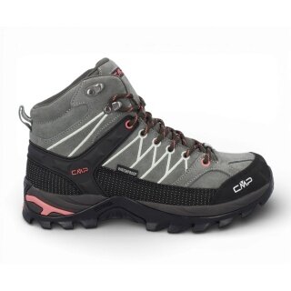 CMP Wanderschuhe Rigel Mid WP (Trekking, wasserdicht) avocado/coral Damen