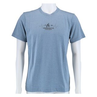 Colmar Freizeit-Tshirt Follower (Polyester/Baumwolle) blau/grau Herren