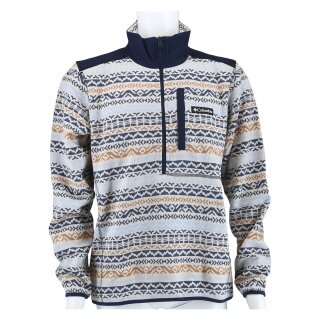 Columbia Fleecepullover Sweater Weather Printed Half Zip II (mit Brusttasche) bunt/grau Herren