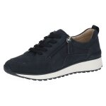 Caprice Sneaker 23702 (Leder, mit seitlichen Reissverschluss) oceanblau Damen