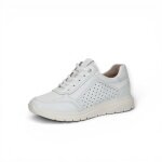Caprice Sneaker 23755 (Leder, mit seitlichen Reissverschluss) weiss Damen