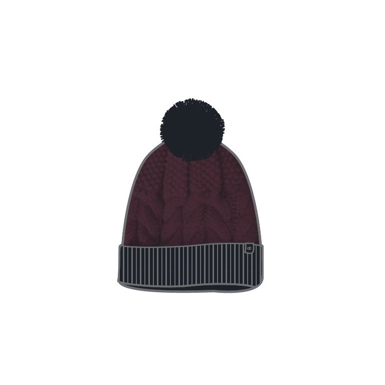 Champion Mütze Legacy Knit Bommel schwarz Kinder 1er