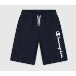 Champion Freizeithose (Baumwolle) Bermuda mit Logo-Schriftzug kurz navyblau Jungen