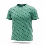 Champion Freizeit-Tshirt (Baumwolle) Champion kleiner Schriftzug Print grün Kinder