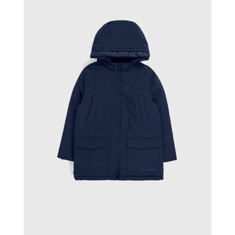 Champion Winterjacke mit Kapuze (kleines Logo) navyblau Jungen