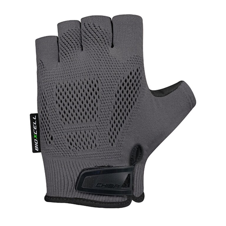 Chiba Fahrrad-Handschuhe BioXCell Comfort dunkelgrau - 1 Paar