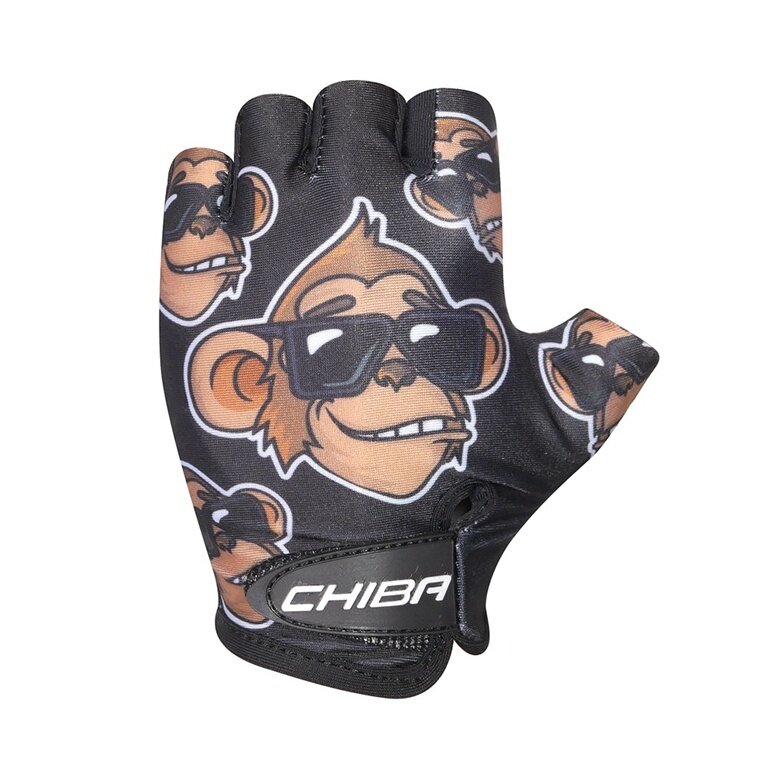 Chiba Fahrrad Handschuhe Cool Monkey schwarz Kinder - 1 Paar