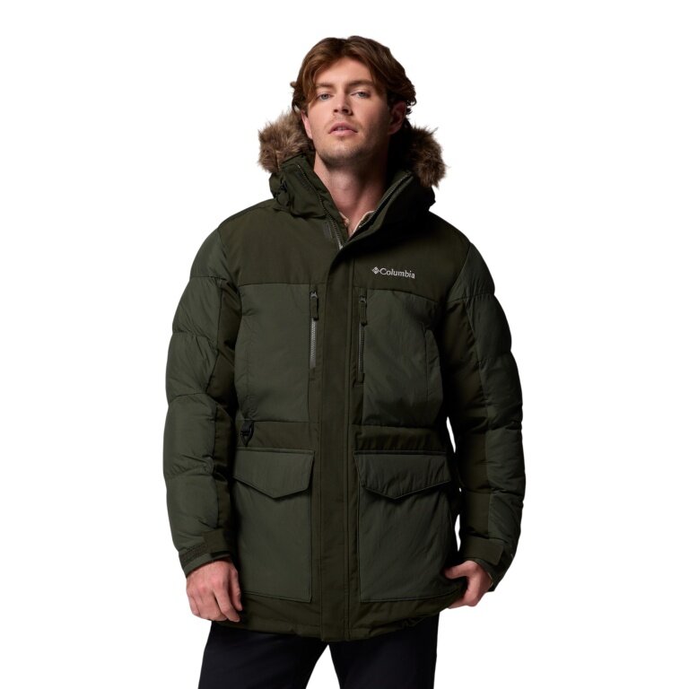 Columbia Winterjacke Marquam Peak Fusion II Parka (Omni-Heat Infinity) dunkelgrün Herren