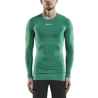 Craft Kompressions-Langarmshirt (enganliegend) Pro Control Unterwäsche grün Herren