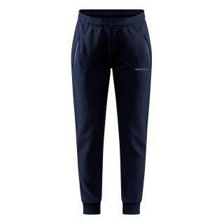 Craft Freizeithose Core Soul Sweatpants (weiches Material, Seitentaschen mit Reissverschluss) lang darknavy Damen