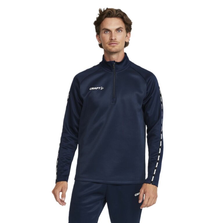 Craft Sport-Langarmshirt Squad 2.0 Halfzip (ergonomisches Design, hohe Elastizität) navyblau Herren