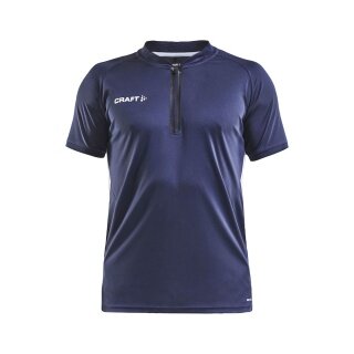 Craft Sport-Polo Pro Control Impact (leicht, atmungsaktiv) navyblau/weiss Herren