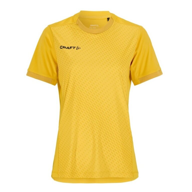 Craft Sport-Shirt Evolve 2.0 Graphic Jersey (strapazierfähig, leicht) gelb Damen