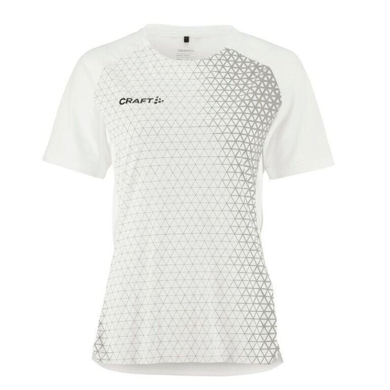 Craft Sport-Shirt Extend 2.0 Graphic Jersey (100% rec. Polyester, feuchtigkeitstransport) weiss Damen