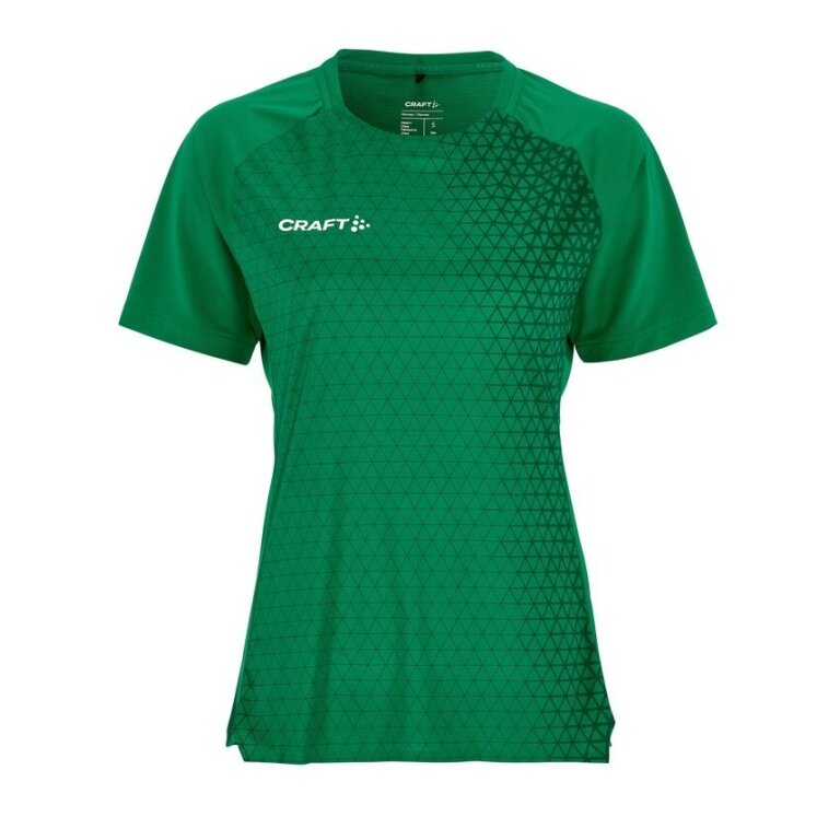 Craft Sport-Shirt Extend 2.0 Graphic Jersey (100% rec. Polyester, feuchtigkeitstransport) grün Damen