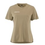 Craft Sport-Shirt Extend 2.0 Jersey (100% rec. Polyester, feuchtigkeitstransport) beige Damen