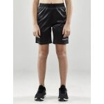 Craft Sporthose (Short) Evolve Zip Pocket - leicht, Reissverschlusstaschen - dunkelgrau Kinder