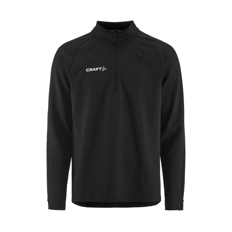 Craft Sport-Langarmshirt Extend 2.0 Half Zip (moderner Look, sehr elastisches Material) schwarz Herren