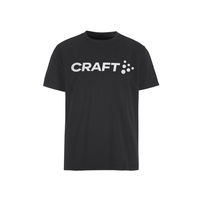 Craft Sport-Tshirt Community 2.0 Tee (Logo, Baumwolle-Mischung) schwarz Herren