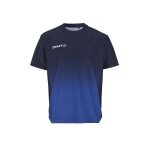 Craft Sport-Tshirt Evolve 2.0 Structured Graphic Jersey (elastisches Material) navyblau/blau Kinder