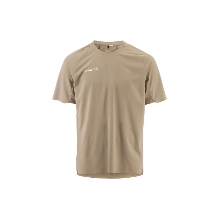 Craft Sport-Tshirt Extend 2.0 Jersey (100% rec. Polyester, feuchtigkeitstransport) beige Herren