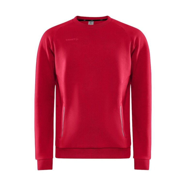 Craft Sweatshirt Core Soul Crew (komfortable Passform) rot Herren