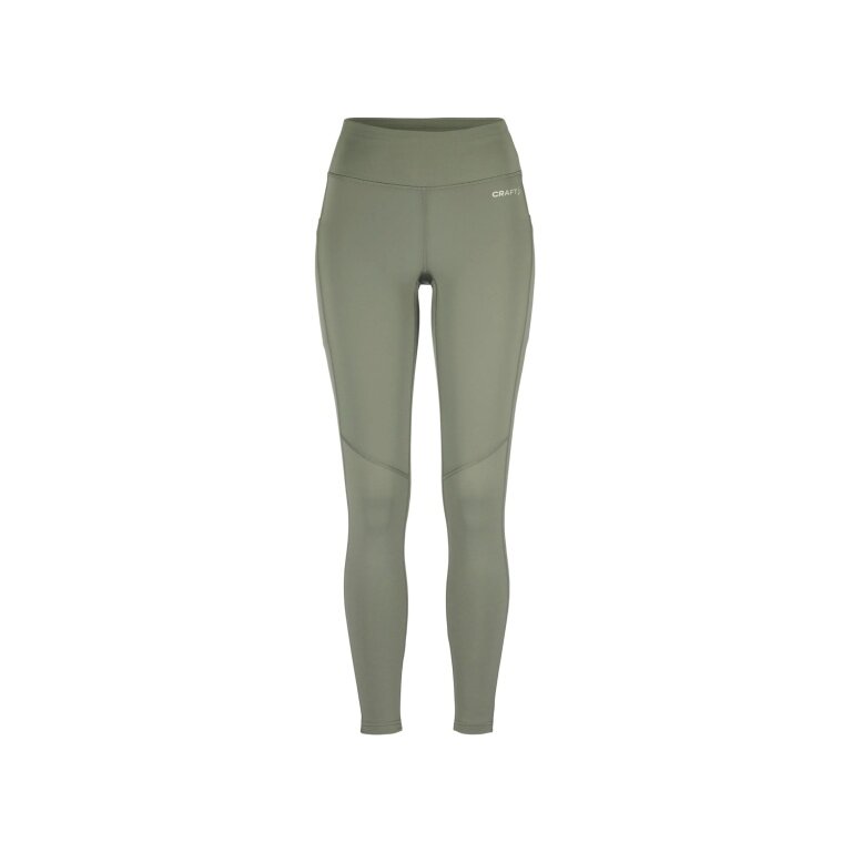 Craft Trainingshose Adv Essence Warm Wind Tights 2 (enganliegend, elastischer Bund) grün Damen