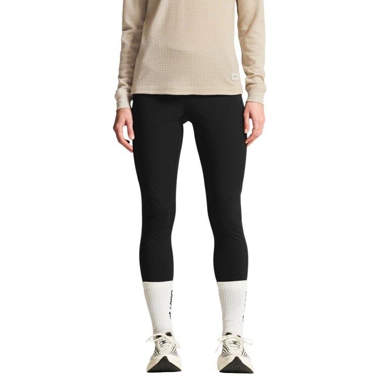 Craft Trainingshose Adv Essence Warm Wind Tights 2 (enganliegend, elastischer Bund) schwarz Damen