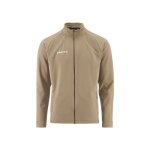 Craft Trainingsjacke Extend 2.0 Full Zip (moderner Look, sehr elastisches Material) beige Herren