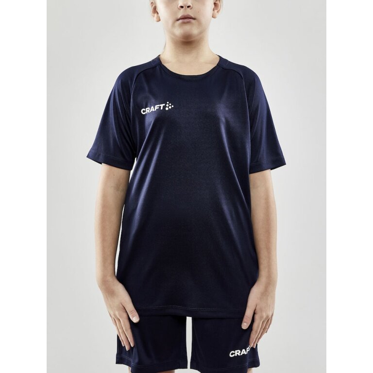 Craft Sport-Tshirt (Trikot) Evolve - leicht, funktionell - navyblau Kinder