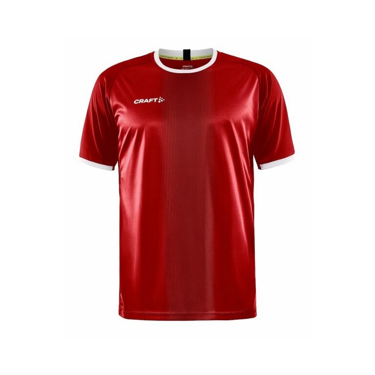 Craft Sport-Tshirt (Trikot) Progress 2.0 Graphic Jersey - leicht, funktionell und Stretchmaterial - rot/weiss Herren