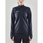 Craft Sport-Langarmshirt Evolve Halfzip - strapazierfähig, aus Stretchmaterial - dunkelgrau Damen