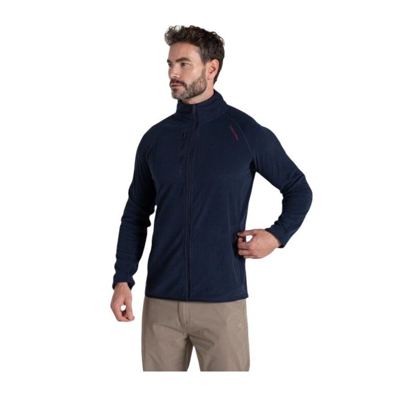 Craghoppers Fleecejacke NosiLife Bromsgrove (Brusttasche, Full-Zip) navyblau Herren