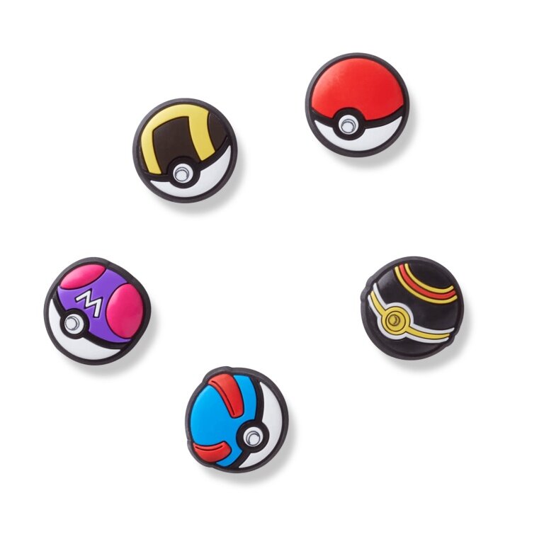 Crocs Jibbitz Poke Ball - 5 Stück